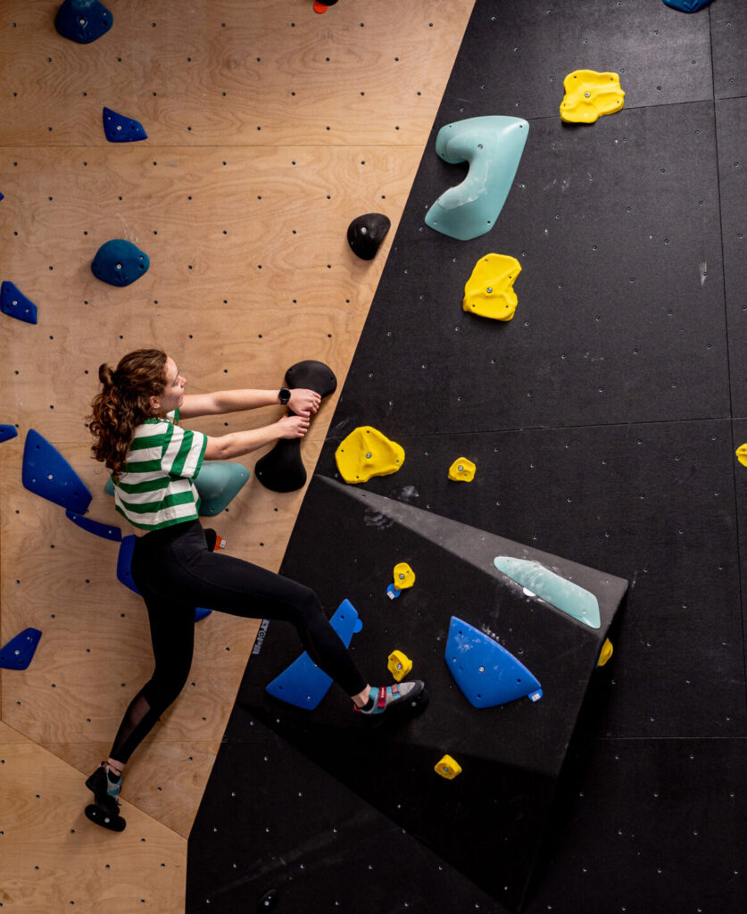 Boulderles beginners klimzaal Walden